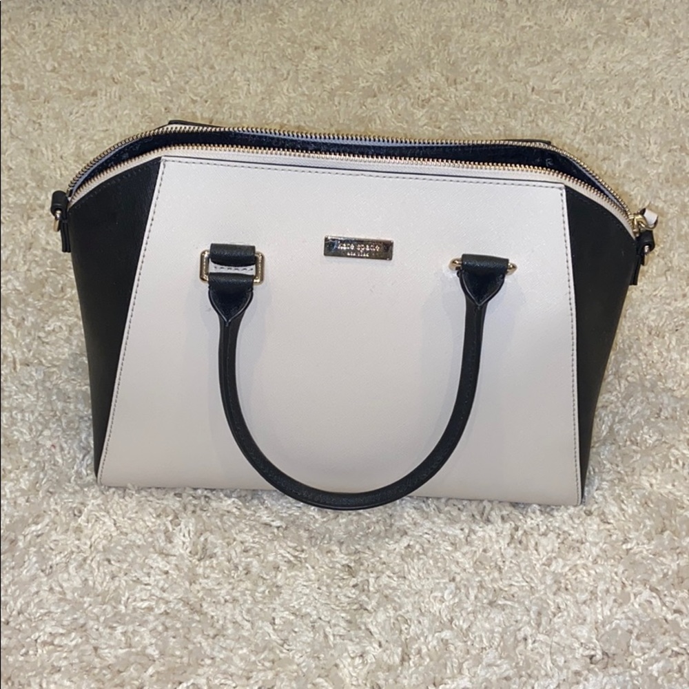 Kate Spade Cream & Black Bag.